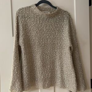 Anthropologie John+Jenn Bell sleeve‎ Knit Sweater, relaxed fit, size M